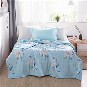 طقم لحاف صيفي بطباعة المنسوجات القطنية