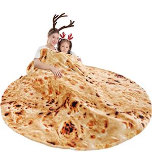 بطانية صوفية كبيرة الحجم مطبوعة رقمية