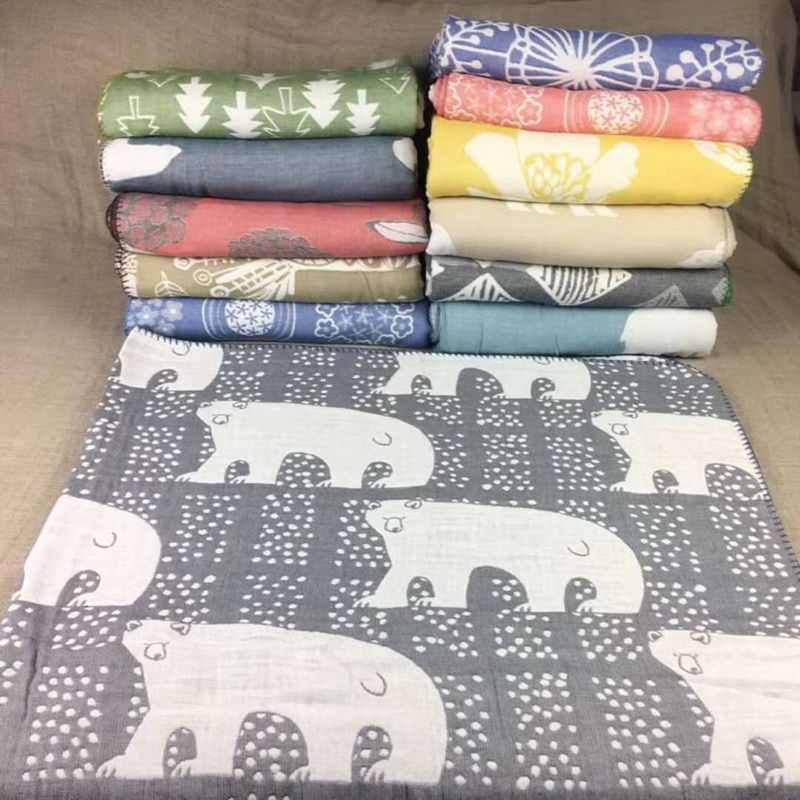 بطانية منشفة طباعة المنسوجات القطنية اليابانية